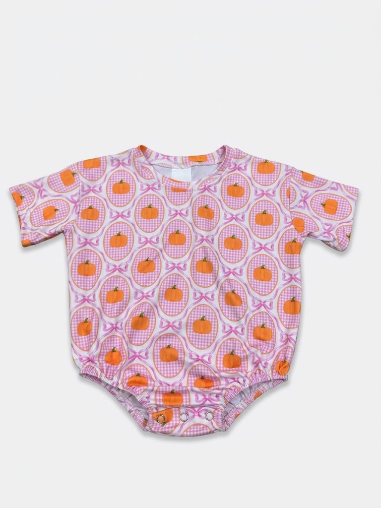 PRE ORDER ships week of 10/12 pumpkin bows bubble