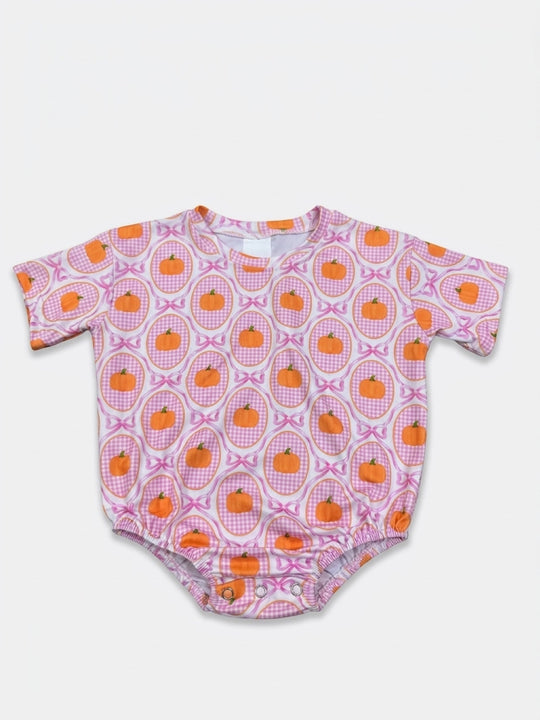 PRE ORDER ships week of 10/12 pumpkin bows bubble