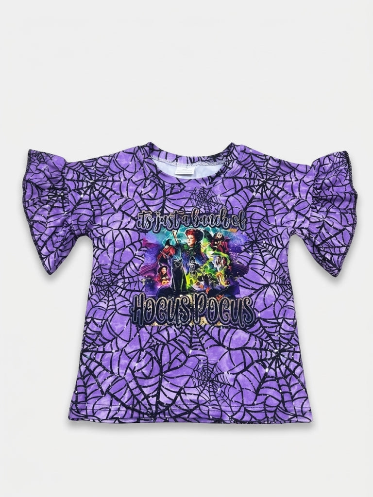 PRE ORDER ships week of 10/12 hocus pocus ruffle tee