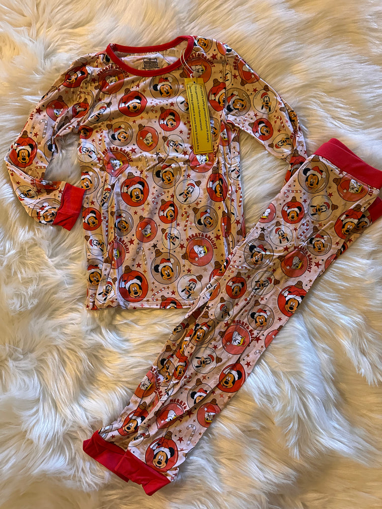 Christmas character two piece bamboo 4t