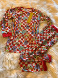 Monsters Christmas two piece bamboo 5/6