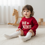 Red be mine sweater romper