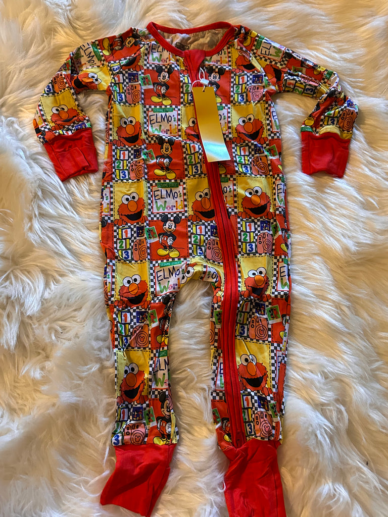 Sesame bamboo zip 6/12 M
