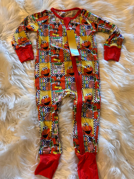 Sesame bamboo zip 6/12 M