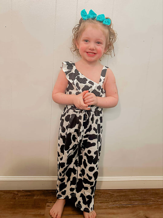 Cow Ruffle jumpsuit