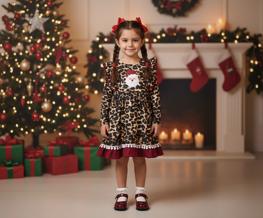 Leopard Santa Dress