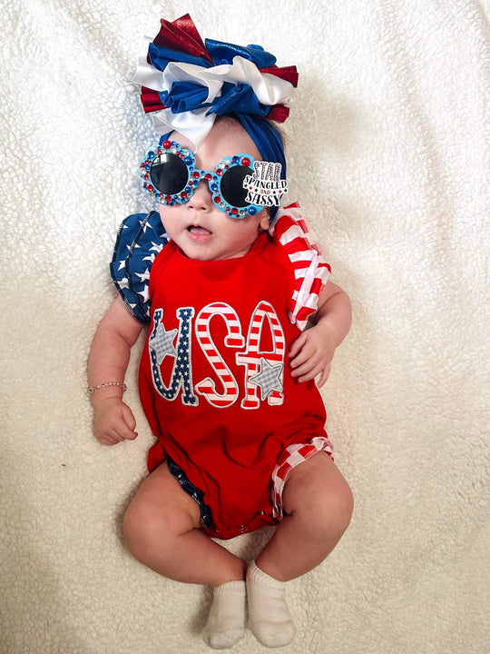 Clover Cottage USA summer romper