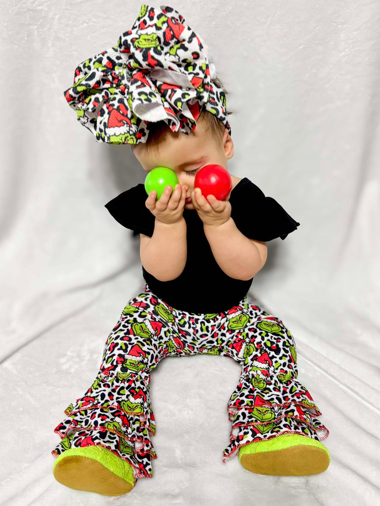 Leopard Ruffle pants only