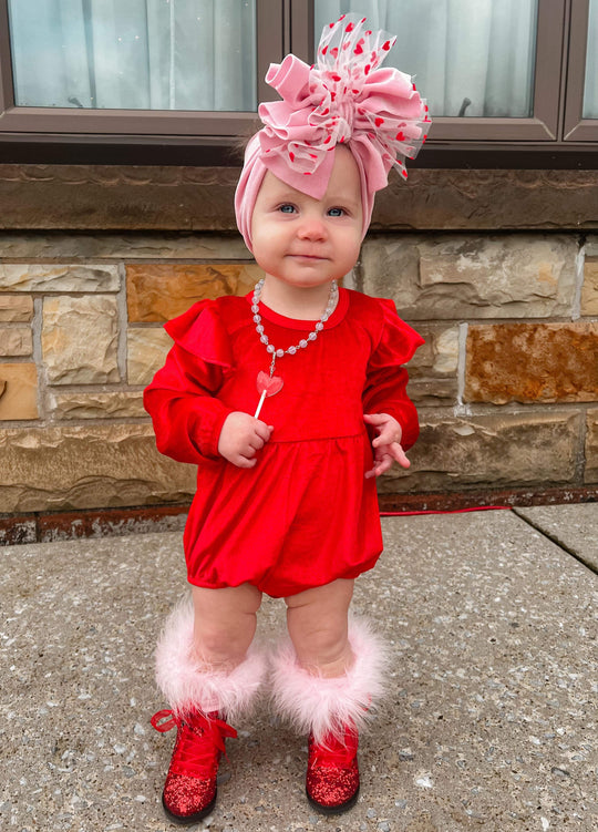 Red velvet flutter leo