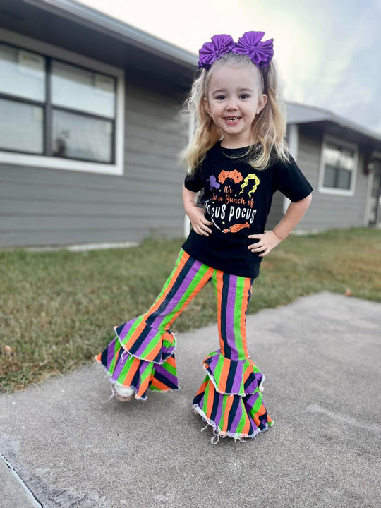 Halloween stripe bell jeans