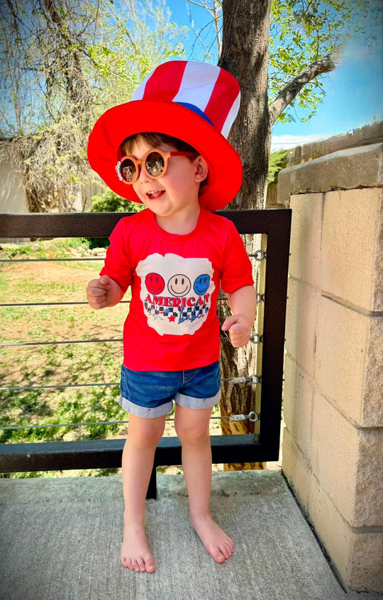 American babe bleached shirt