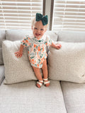 Smocked Jesus loves me romper