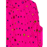 Multi bling tights- hot pink