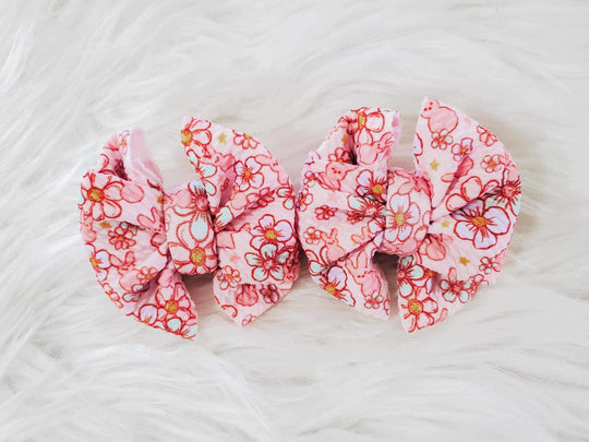 Floral bunny messy piggies