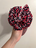 Little Jams pink & black leopard messy wrap