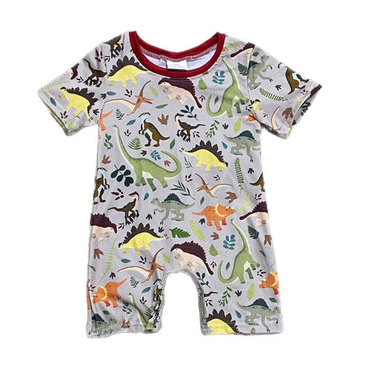 Dinosaur boy romper