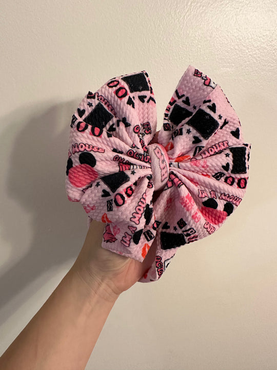 Little Jams we wear pink messy wrap