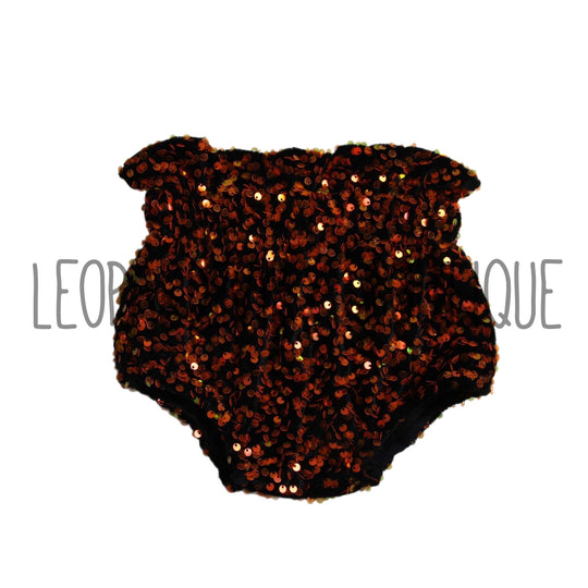 Halloween orange Sequin Bloomies