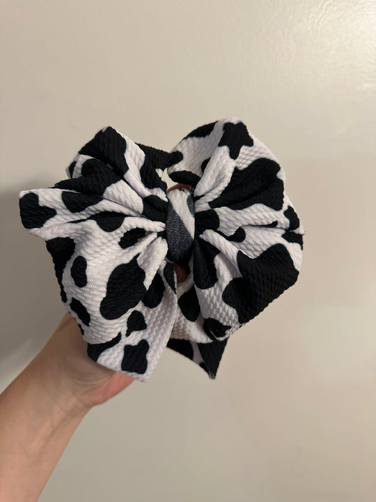 Little Jams cow spots messy wrap