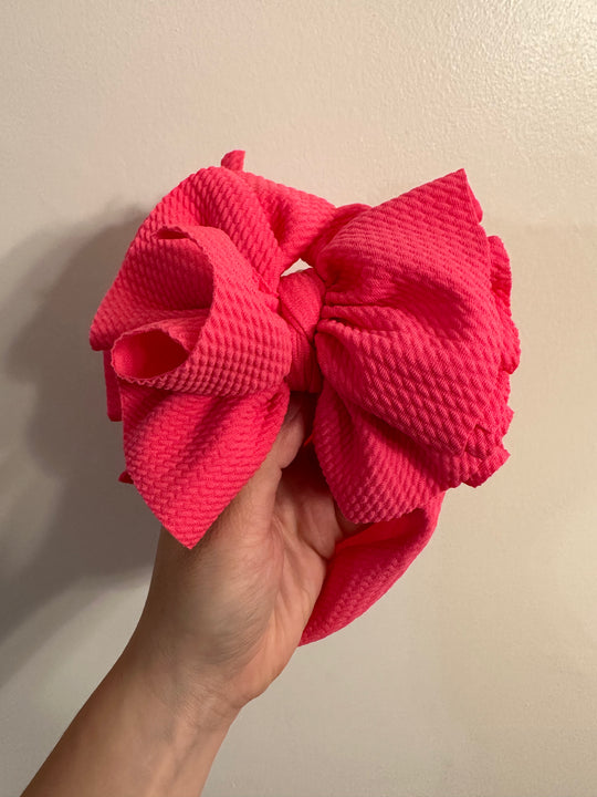 Little Jams hot pink shredded wrap