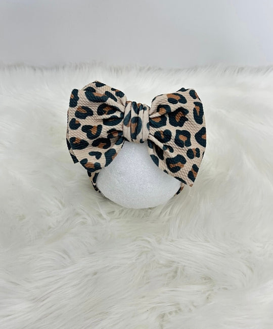 Leopard Waffle headband