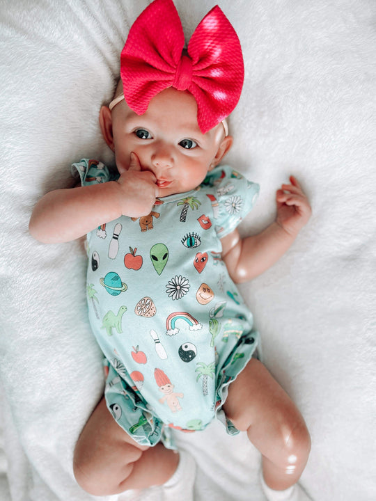 Clover cottage retro kid romper