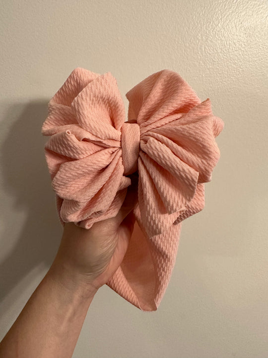 Texas Messy baby pink wrap