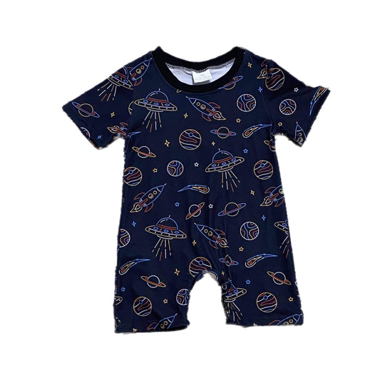 Space boy romper