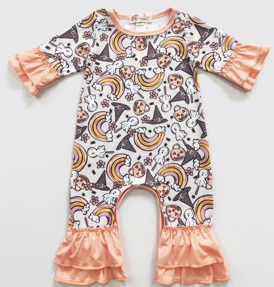 Clover Cottage witch brew romper