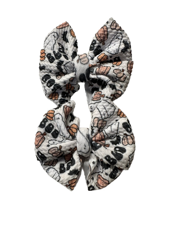 Boo ghost messy piggy clips 3 in