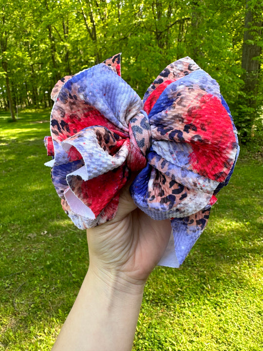 Little Jams July 4th brushstroke shredded wrap