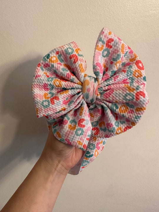 Summer leopard messy wrap