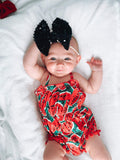 Watermelon Tie romper