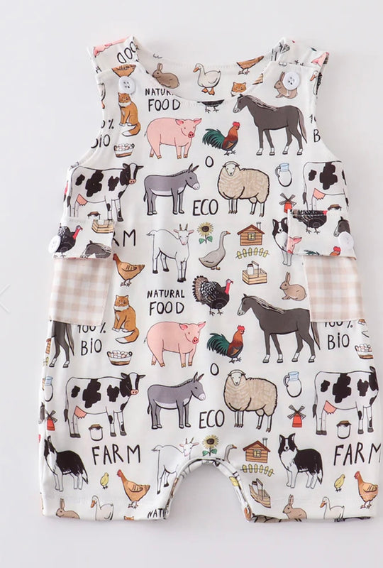 Farm animal print Jon Jon