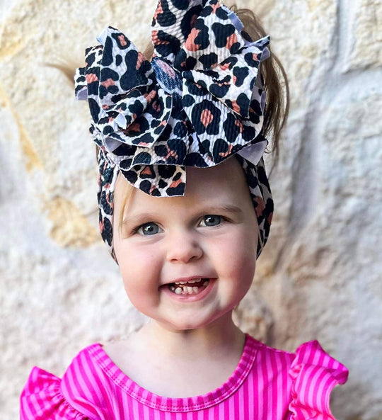 Little Jams leopard shredded wrap