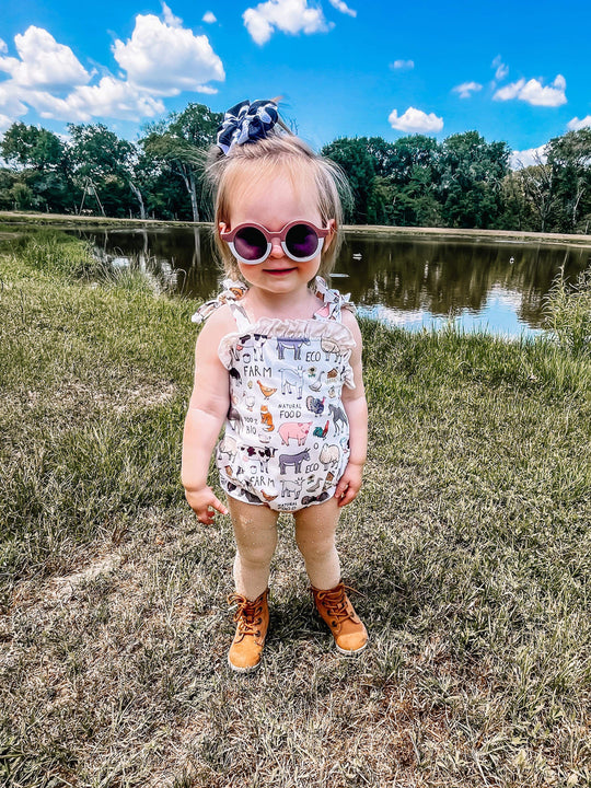 Farm girl ruffle bubble