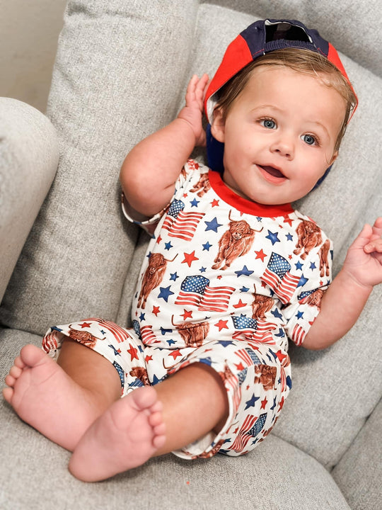 Highland flag romper