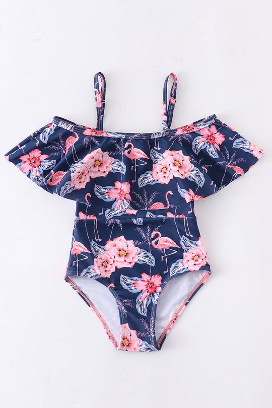 Flamingo One piece swimsuit