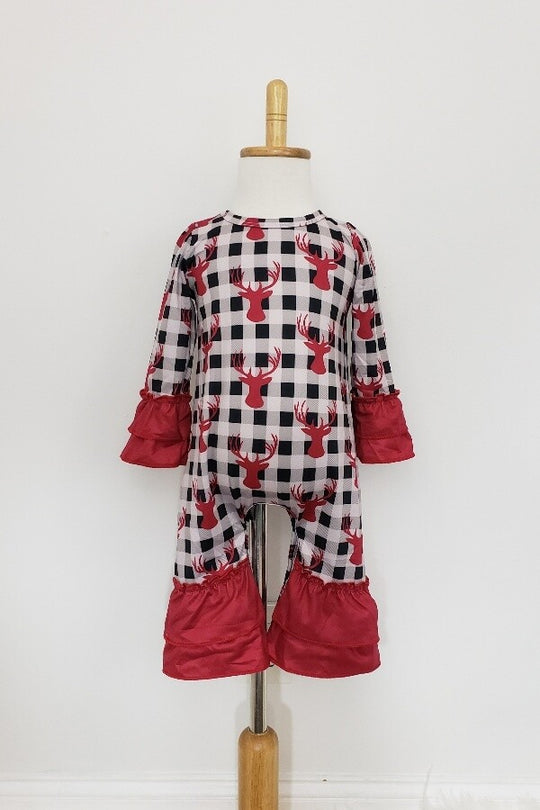 Clover cottage deer romper