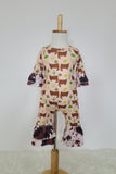 Clover Cottage Western Cactus cow romper