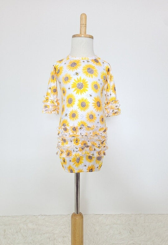 Clover Cottage Bee sunflower gown