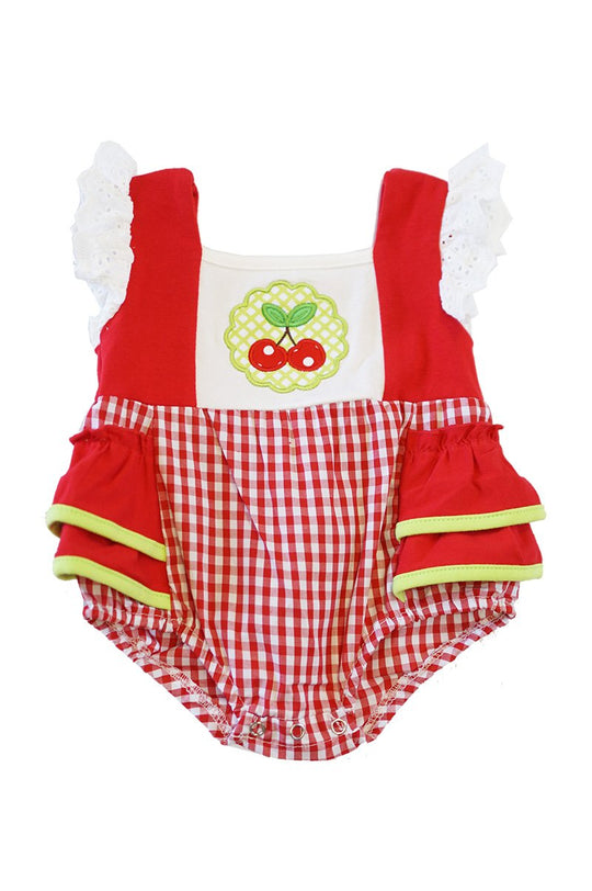 Cherry Bubble romper