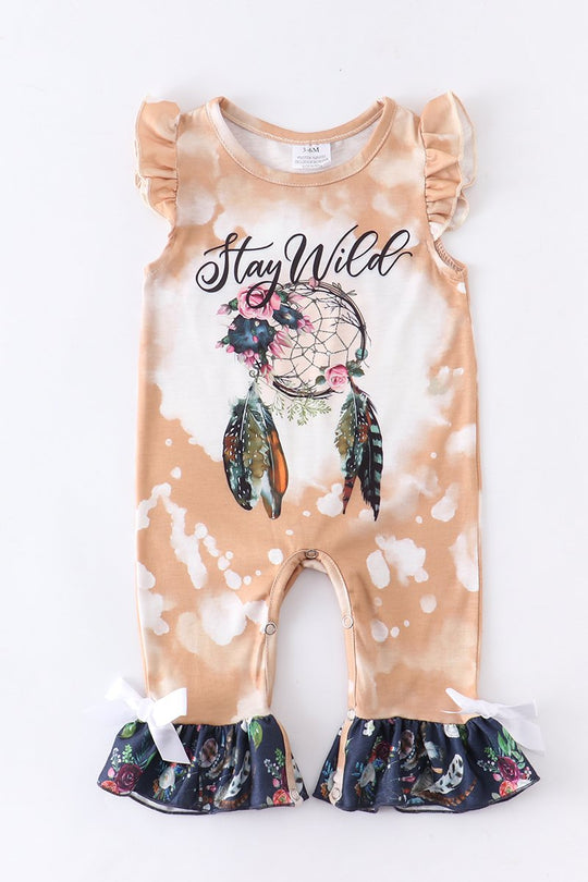 Baby Girl Stay Wild Romper