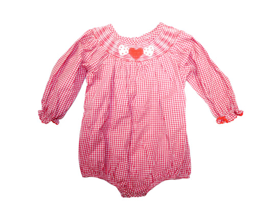 Smocked Heart Romper