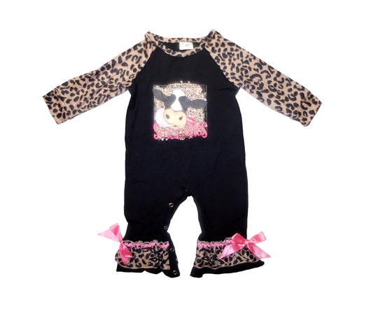 Cow Smooches romper