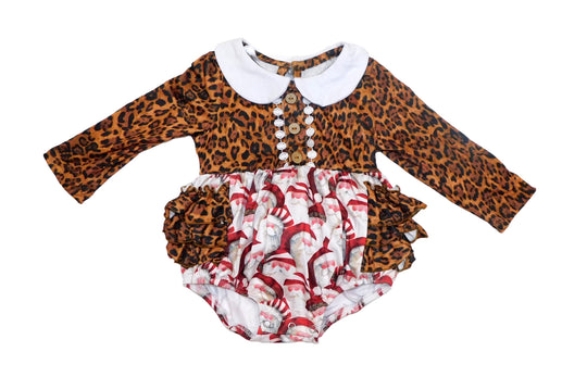 Leopard Santa Bodysuit