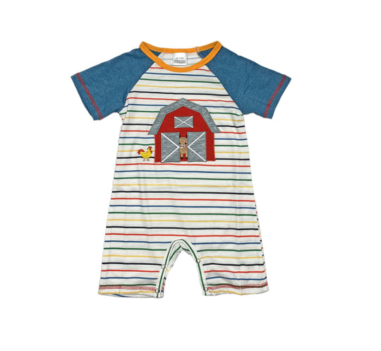 Barn Stripe romper