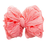 Pink Grapefruit Ruffled Headband