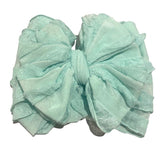 Seafoam Ruffled Headband