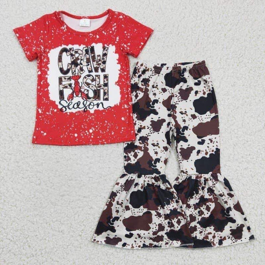 Crawfish Season Set- Cow print